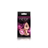 Rear Assets Rose Gold Small Metal Butt Plug – Lightweight Plugs Gold > Anal Range > Jewel Butt Plugs